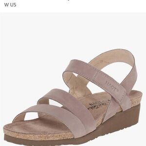 NEW!  NAOT Women’s Kayla wedge sandal. Size 11 wide.